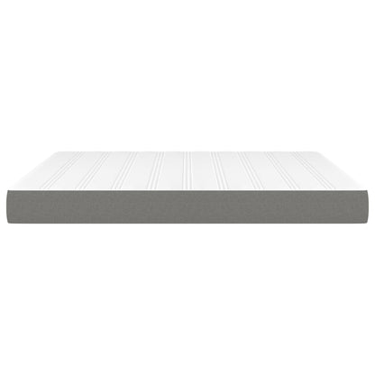 Pocketveringmatras 180x200x20 cm stof donkergrijs