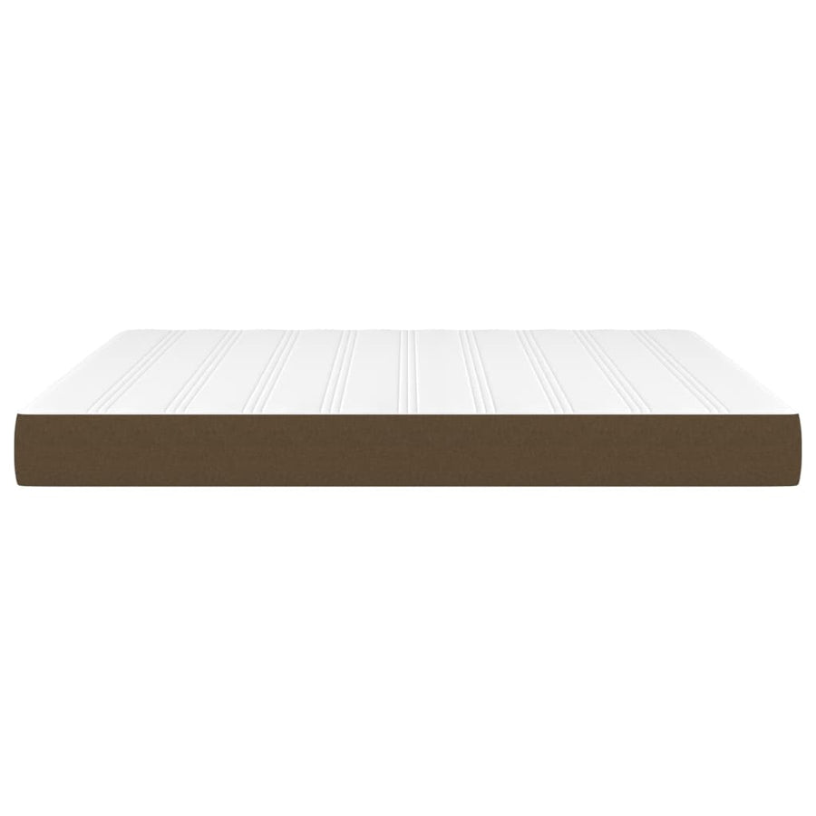 Pocketveringmatras 160X200X20 Cm Stof Donkerbrui8 180 x 200 cm Donkerbruin