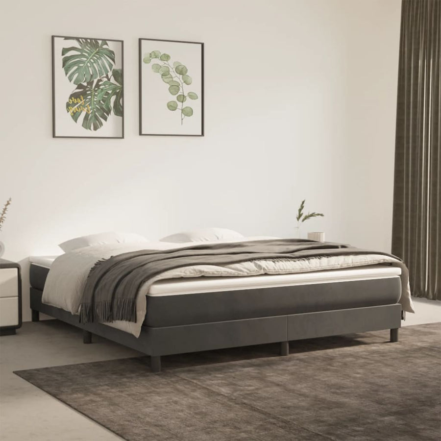 Pocketveringmatras 80X200X20 Cm Fluweel Donkergroen