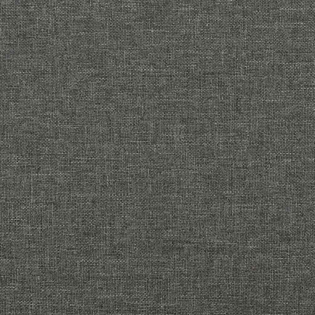 Pocketveringmatras medium twin 100x190x20 cm stof donkergrijs