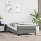 Pocketveringmatras 100x190x20 cm medium donkergrijs