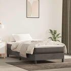 Pocketveringmatras 100x190x20 cm donkergrijs
