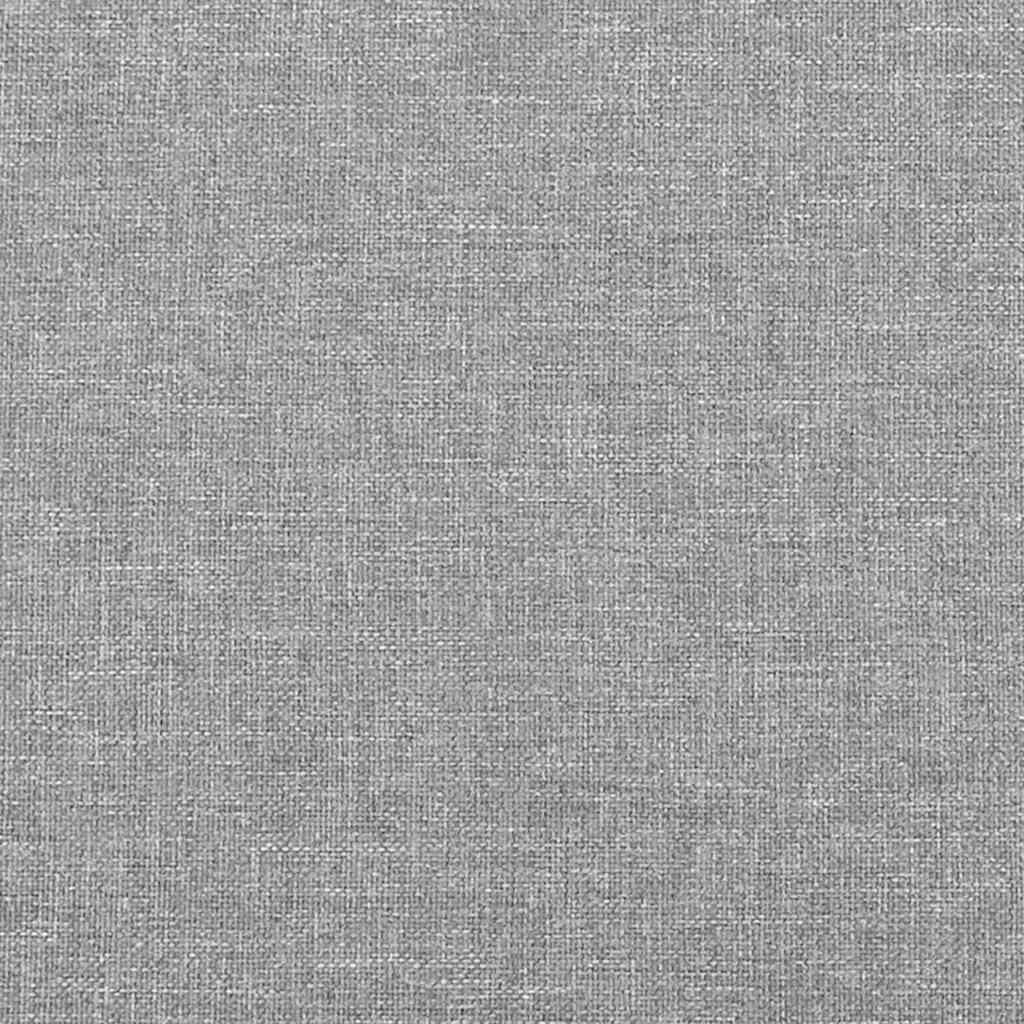Pocketveringmatras medium full 137x190x20 cm stof lichtgrijs