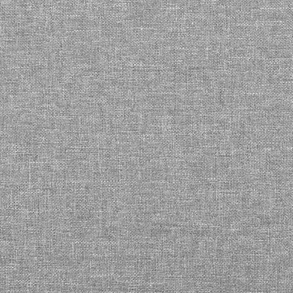Pocketveringmatras medium full 137x190x20 cm stof lichtgrijs