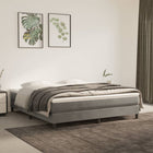 Pocketveringmatras medium 152x203x20 cm lichtgrijs
