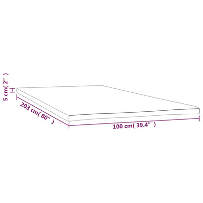 Topmatras twin XL 100x203x5 cm