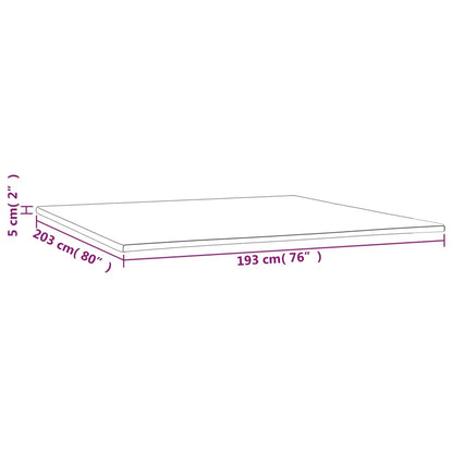 Topmatras king 193x203x5 cm