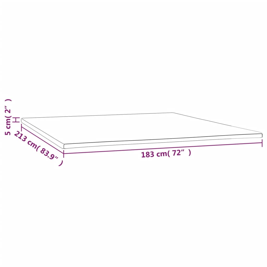 Topmatras california king 183x213x5 cm