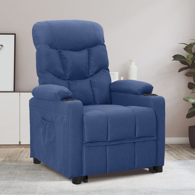 Fauteuil Verstelbaar Stof Blauw