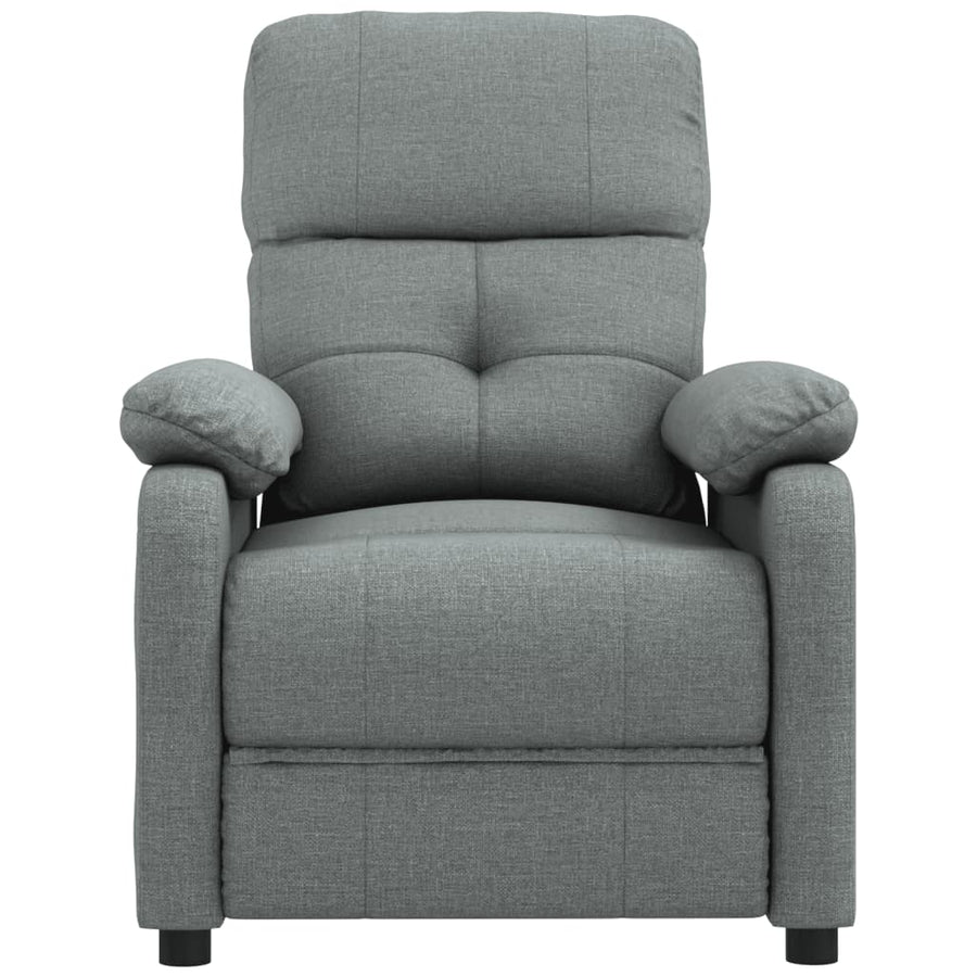 Fauteuil verstelbaar stof donkergrijs
