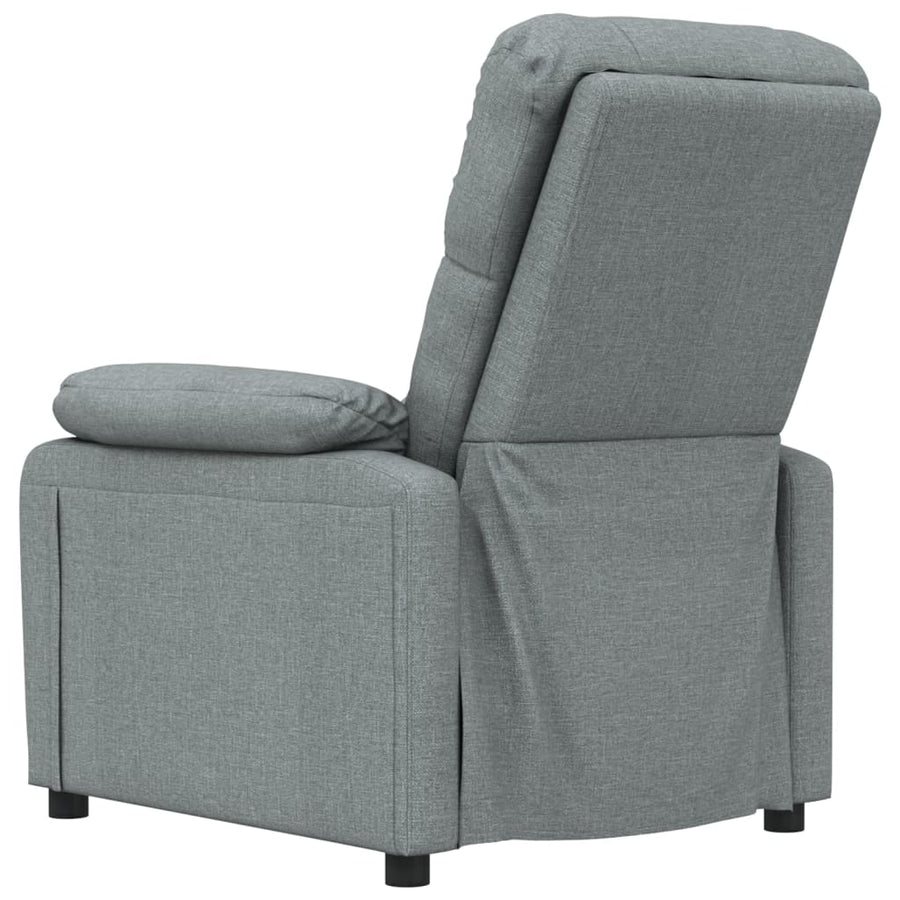 Fauteuil verstelbaar stof donkergrijs
