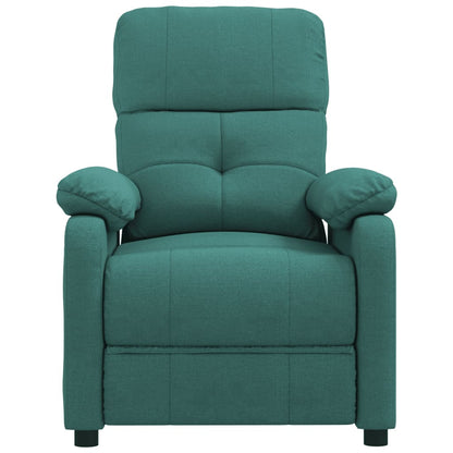 Fauteuil verstelbaar stof donkergroen