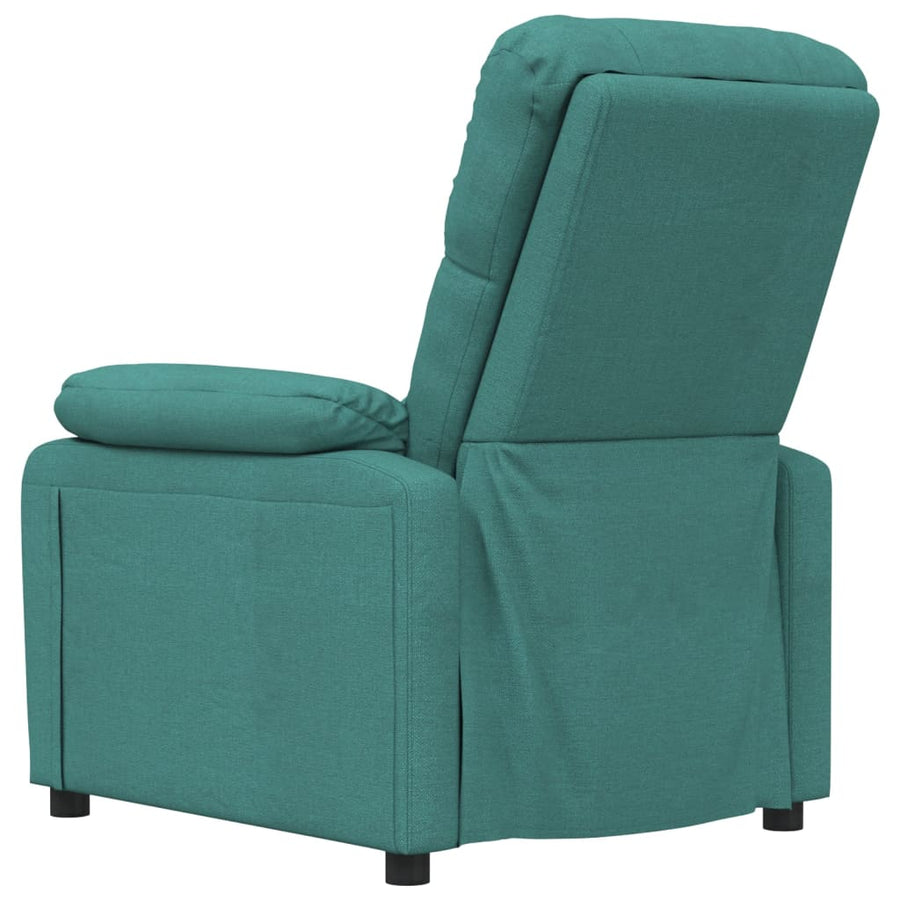 Fauteuil verstelbaar stof donkergroen