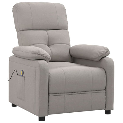 Massagestoel stof taupe