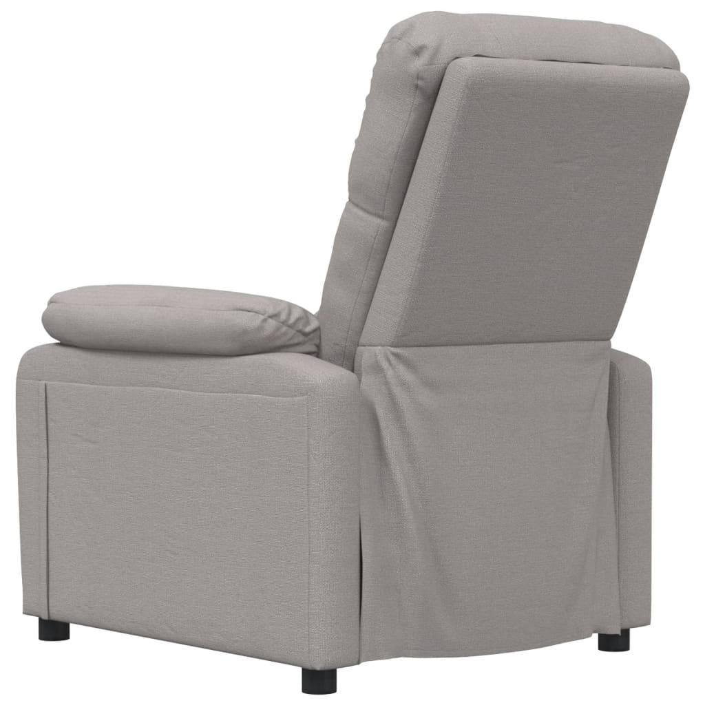 Massagestoel stof taupe