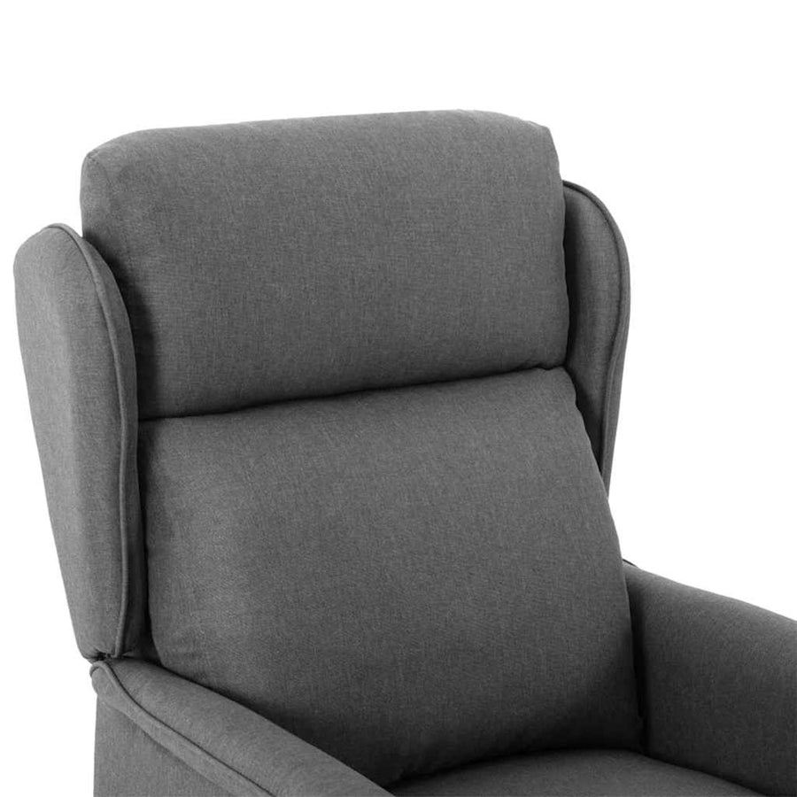 Massagestoel Met Kussen 93.5 X 67.5 X 101.5 Cm Stof Lichtgrijs