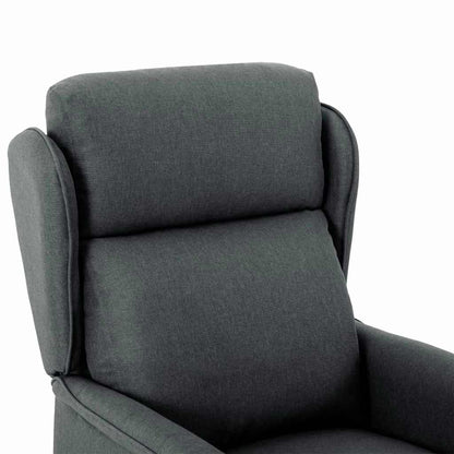 Massagestoel Met Kussen 93.5 X 67.5 X 101.5 Cm Stof Donkergrijs