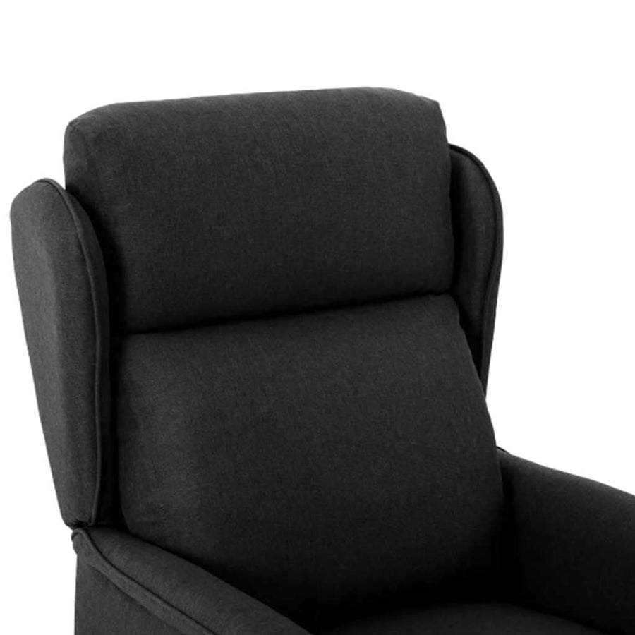Massagestoel Met Kussen 93.5 X 67.5 X 101.5 Cm Stof Zwart