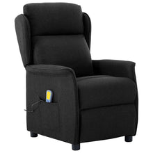Massagestoel Met Kussen 93.5 X 67.5 X 101.5 Cm Stof Zwart