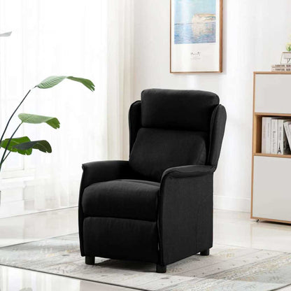 Massagestoel Met Kussen 93.5 X 67.5 X 101.5 Cm Stof Zwart