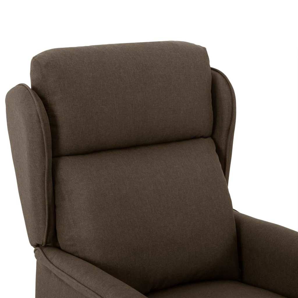 Massagestoel Met Kussen 93.5 X 67.5 X 101.5 Cm Stof Bruin