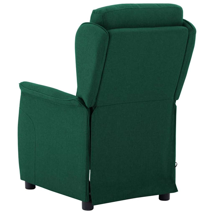 Massagestoel met kussen Donkergroen 93.5 x 67.5 x 101.5 cm Stof