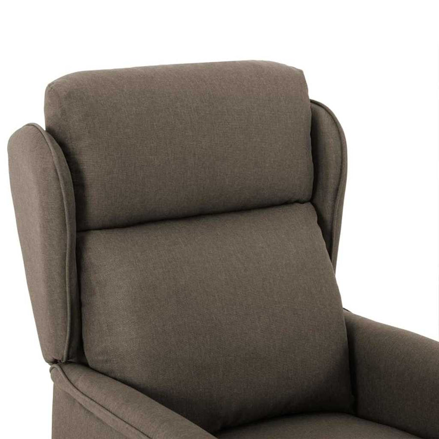 Massagestoel Met Kussen 93.5 X 67.5 X 101.5 Cm Stof Taupe