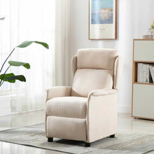 Massagestoel Met Kussen 93.5 X 67.5 X 101.5 Cm Stof Crème