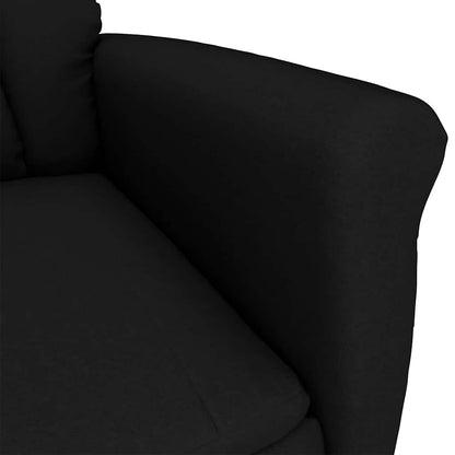 Massagestoel Met Kussen 70.5 X 96.5 X 95 Cm Kunstleer Zwart