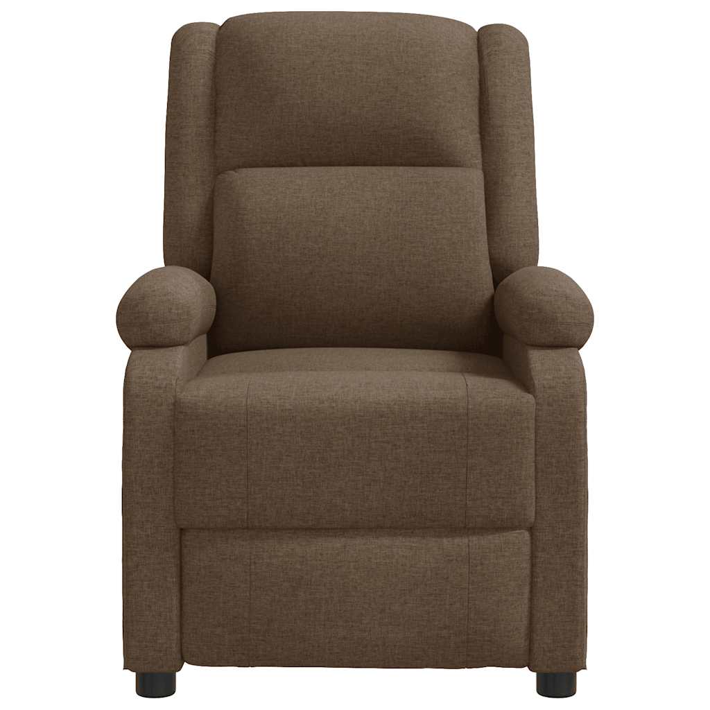 Massagestoel stof bruin