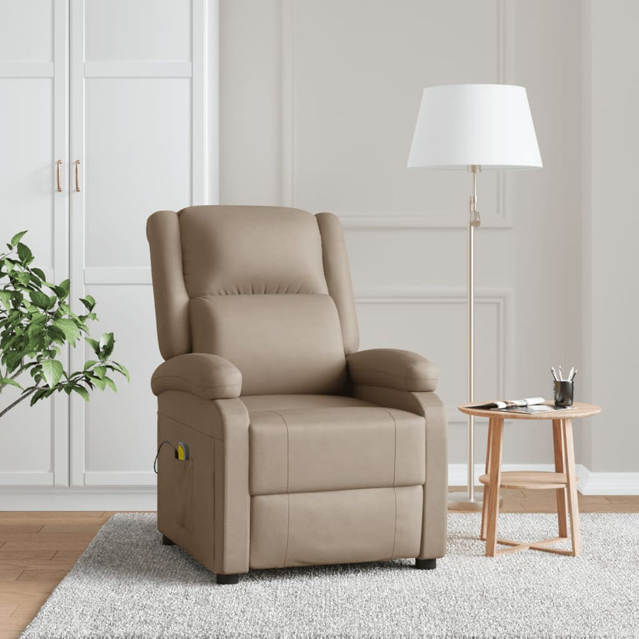 10-Delige Loungeset Met Kussens Poly Rattan Beige Blauw
