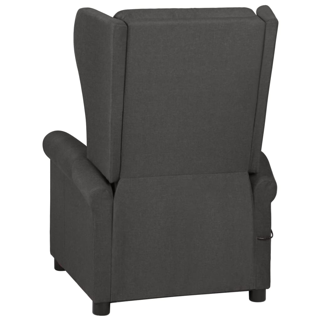 Massagestoel Stof Donkergrijs
