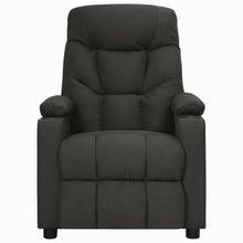 Fauteuil verstelbaar stof zwart