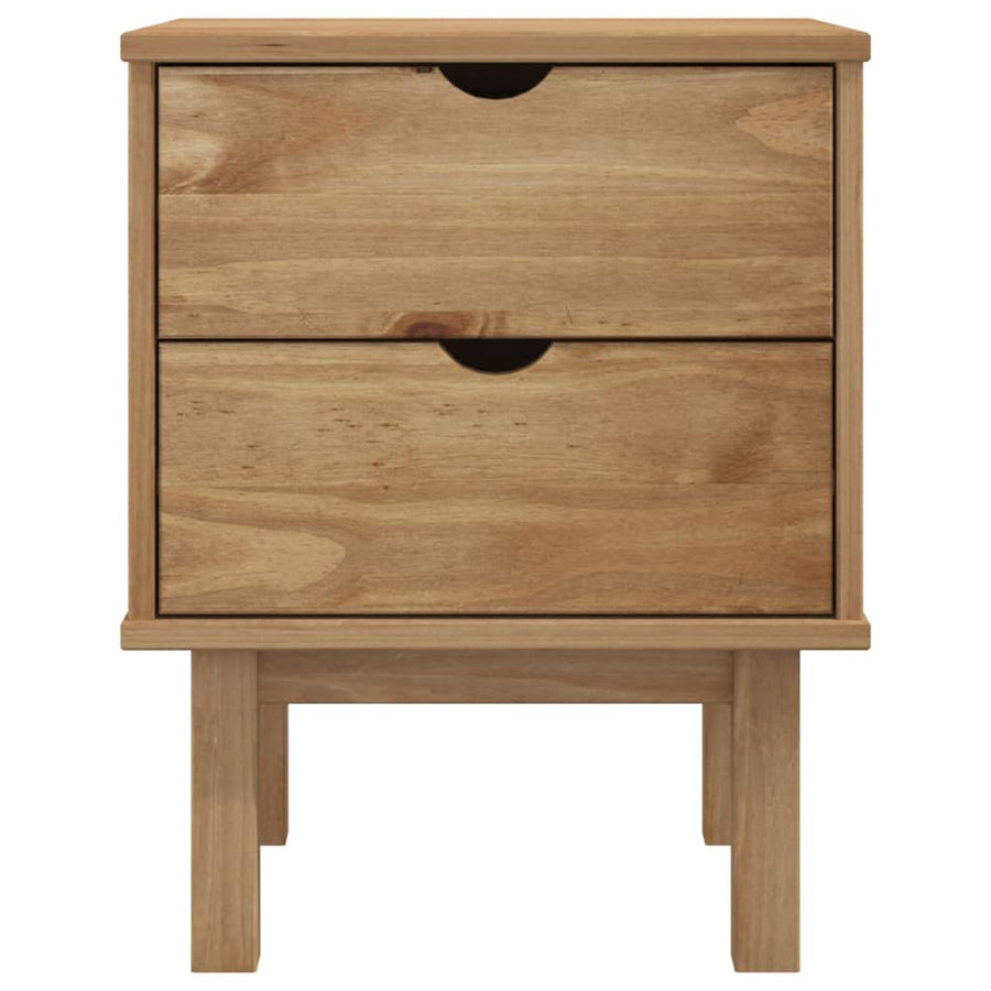Nachtkastje Otta 46X39,5X57 Cm Massief Grenenhout