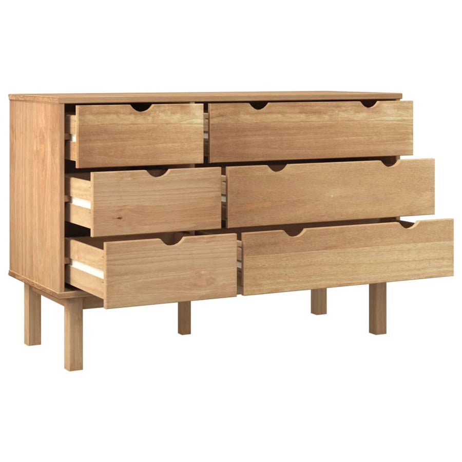 Ladekast Otta 111X42X73,5 Cm Massief Grenenhout