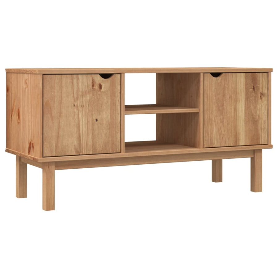 Tv-Meubel Otta 3,5X43X57 Cm Massief Grenenhout Bruin