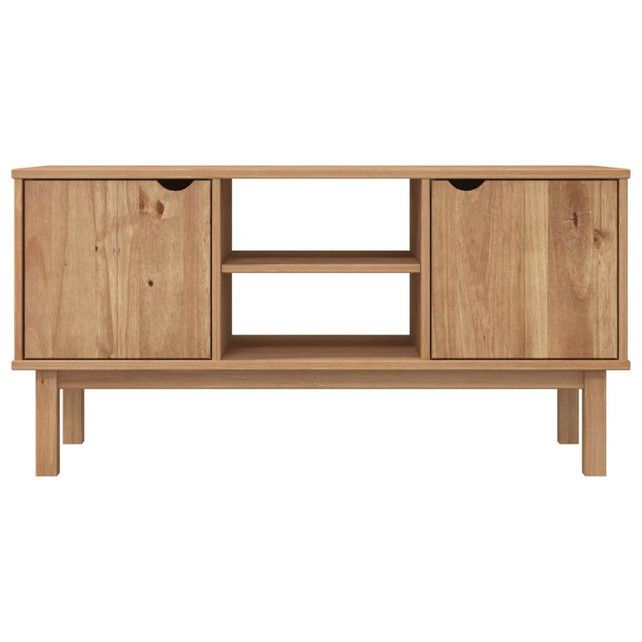Tv-Meubel Otta 3,5X43X57 Cm Massief Grenenhout Bruin