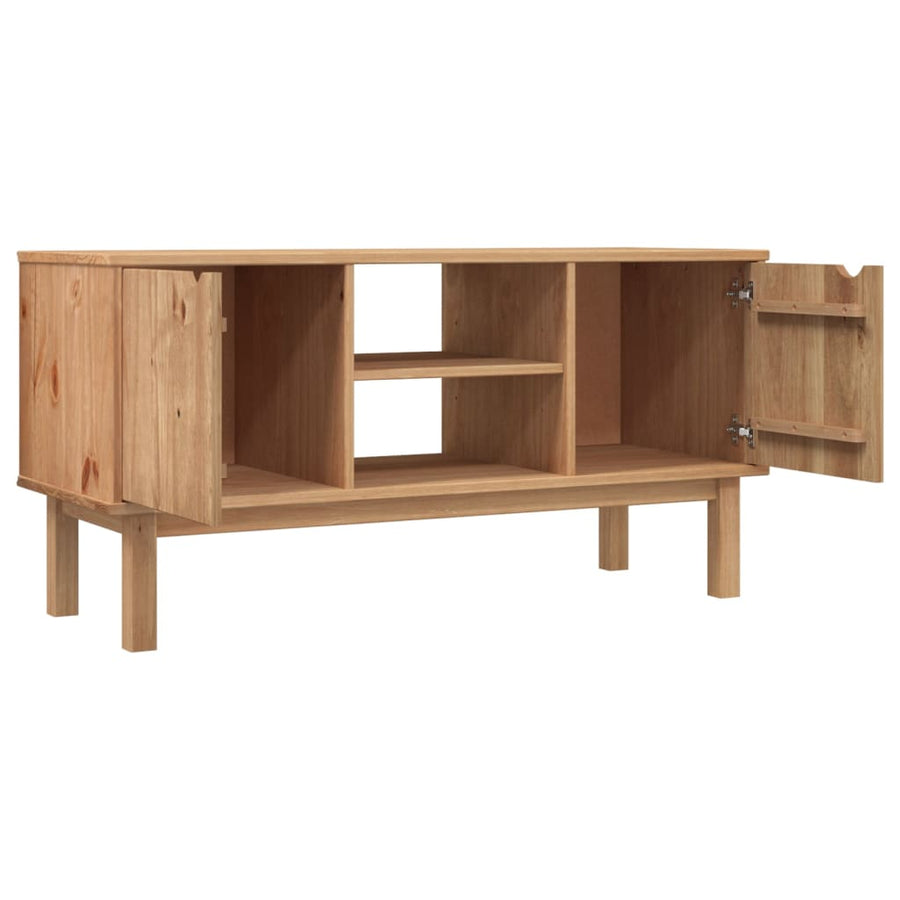 Tv-Meubel Otta 3,5X43X57 Cm Massief Grenenhout Bruin