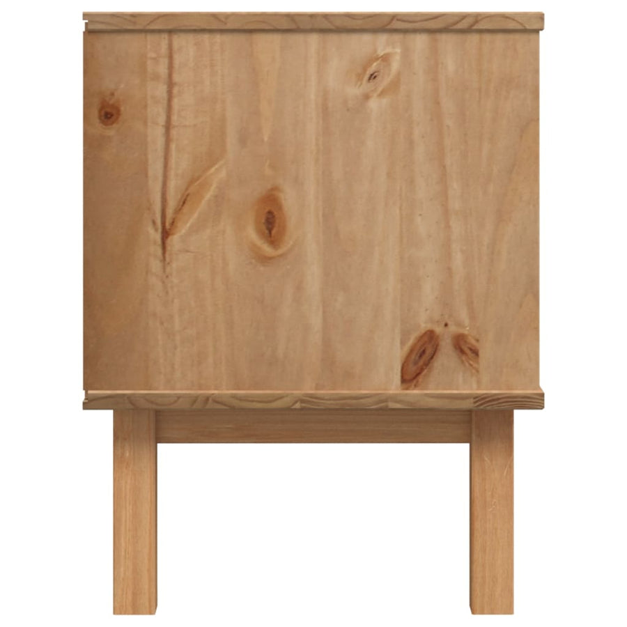 Tv-Meubel Otta 3,5X43X57 Cm Massief Grenenhout Bruin
