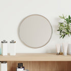 Wall mirror round Ø20 cm silver-colored