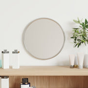 Wandspiegel Ø20 cm zilver PVC