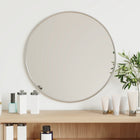 Wall mirror round Ø40 cm silver-coloured