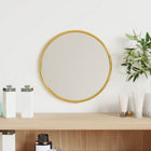 Wandspiegel rond Ø20 cm goud