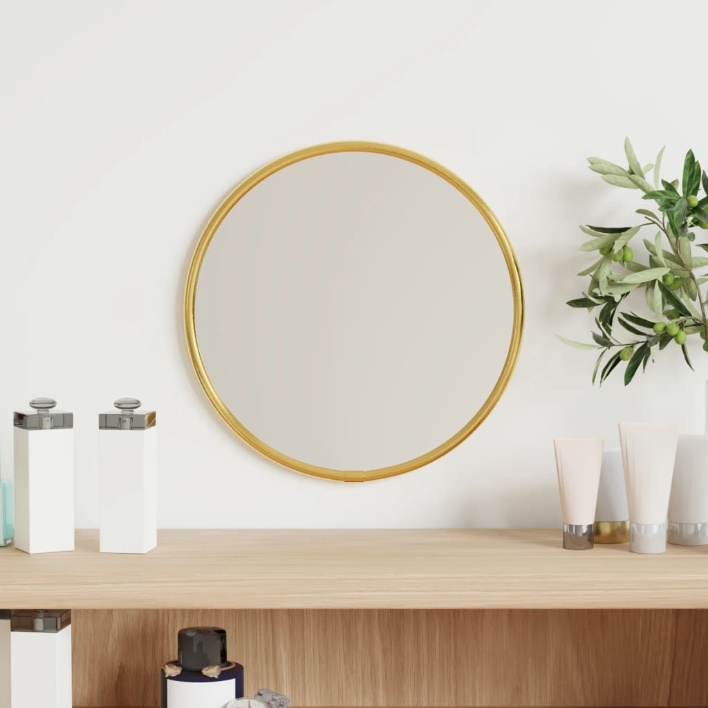 Wandspiegel Rond Ø20 Cm Kleurig Ø 20 cm Goud