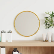 Wandspiegel rond Ø20 cm goud