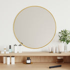 Wandspiegel rond Ø50 cm goud