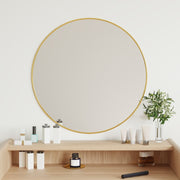 Wandspiegel rond Ø60 cm goud PVC