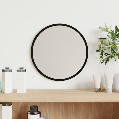 Wandspiegel Rond Ø20 Cm Ø 20 cm Zwart