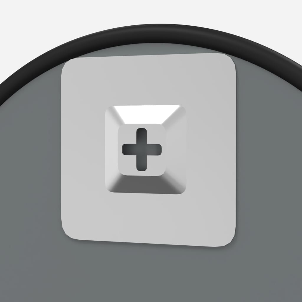 Wandspiegel Rond Ø30 Cm Ø 30 cm Zwart