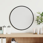 Round Wall Mirror Ø30 cm Black